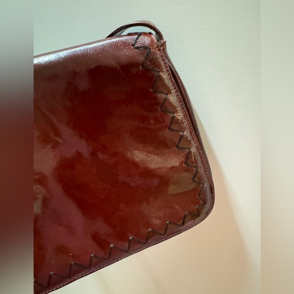 BCBG Max Azria Vintage Leather Shoulder Bag - Picture 4 of 8